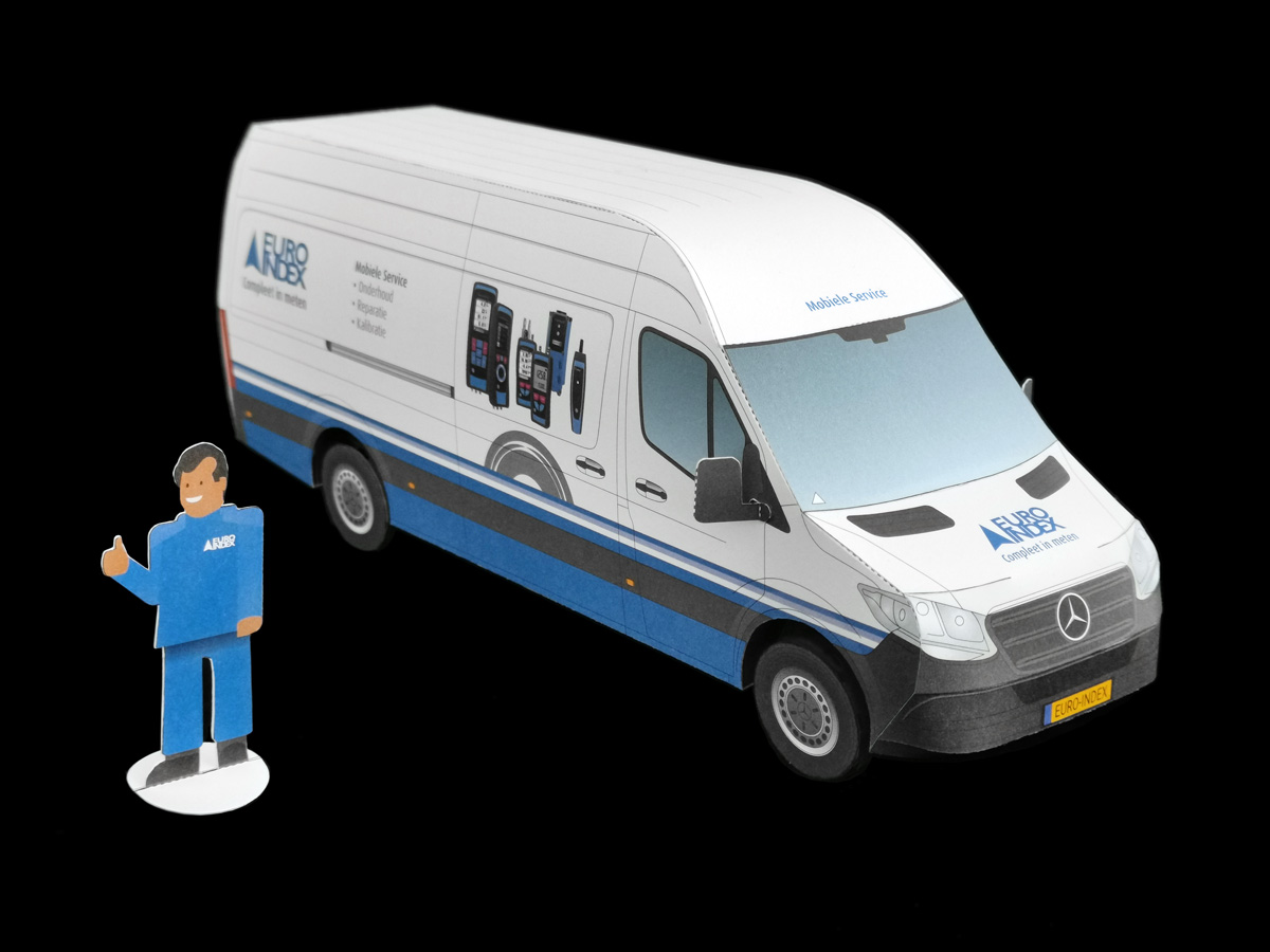 Bouwplaat Mercedes Sprinter bedrijfsbus
